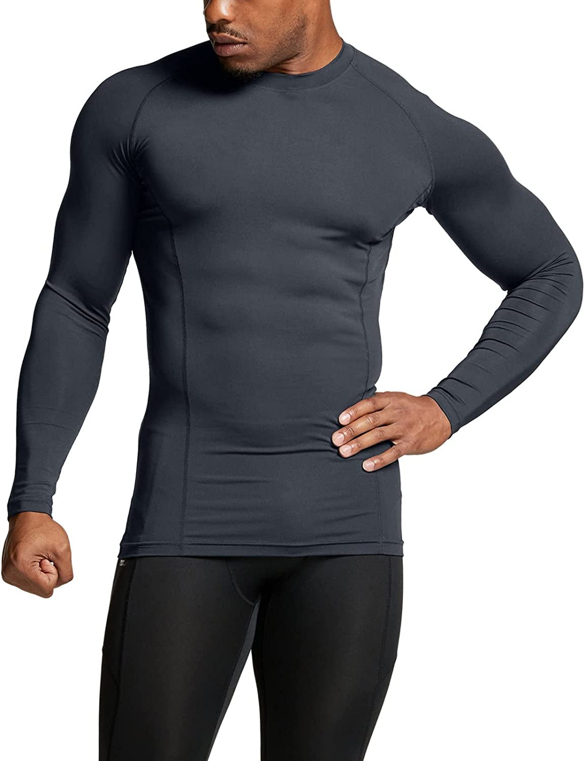 Unleash Your Potential with Our Men's UPF 50+ Long Sleeve Compression Shirts – Perfect for Water Sports and Athletic Workouts!