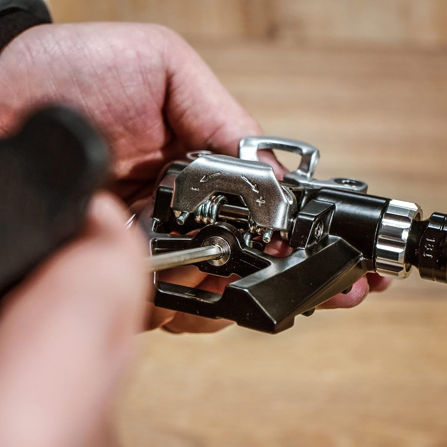 Dual Function Multi-Use Platform Pedals Compatible with Shimano SPD for Mountain and Touring Bikes