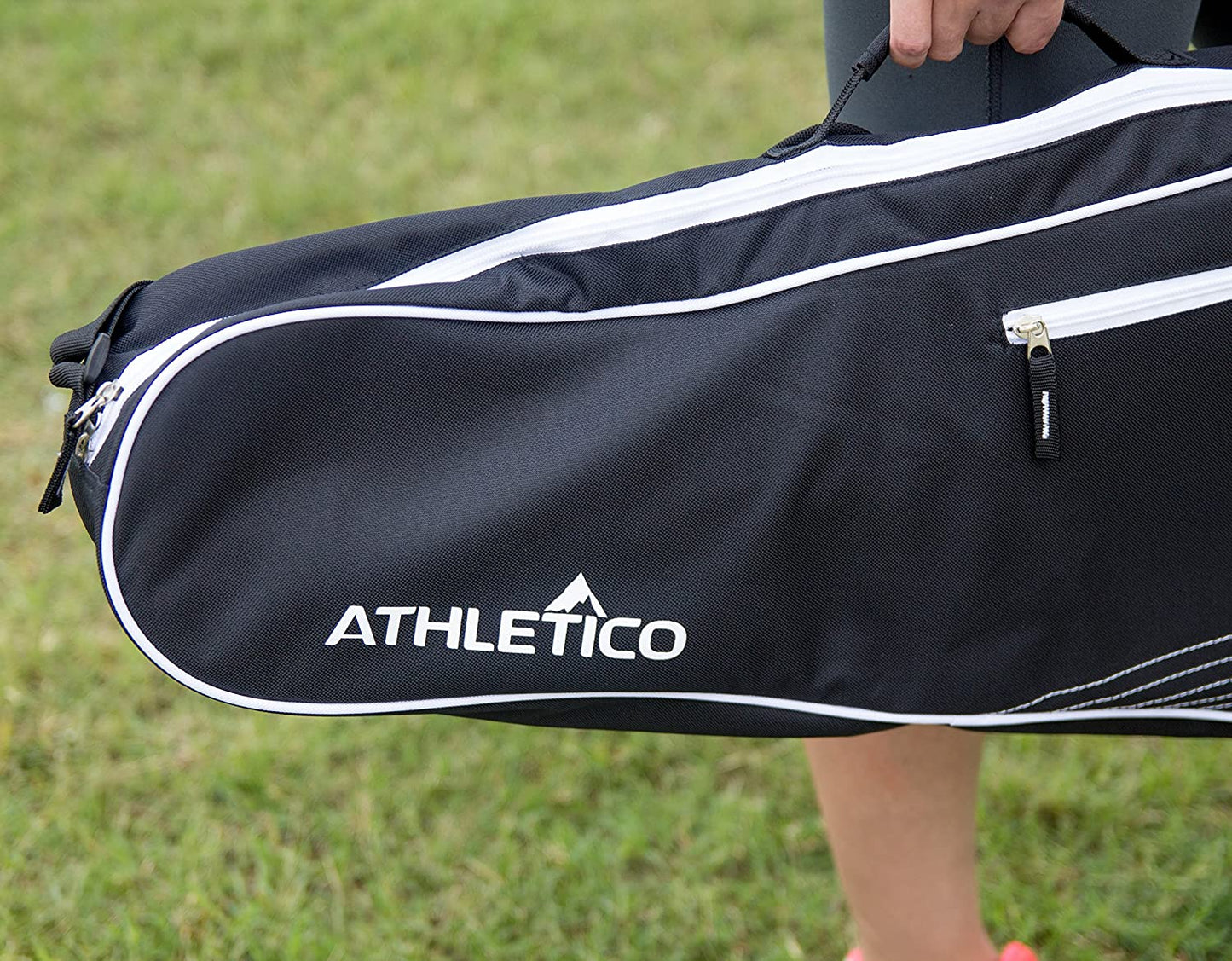 Professional Lightweight Padded Tennis Bag for 3 Rackets - Unisex Design for All Skill Levels and Ages