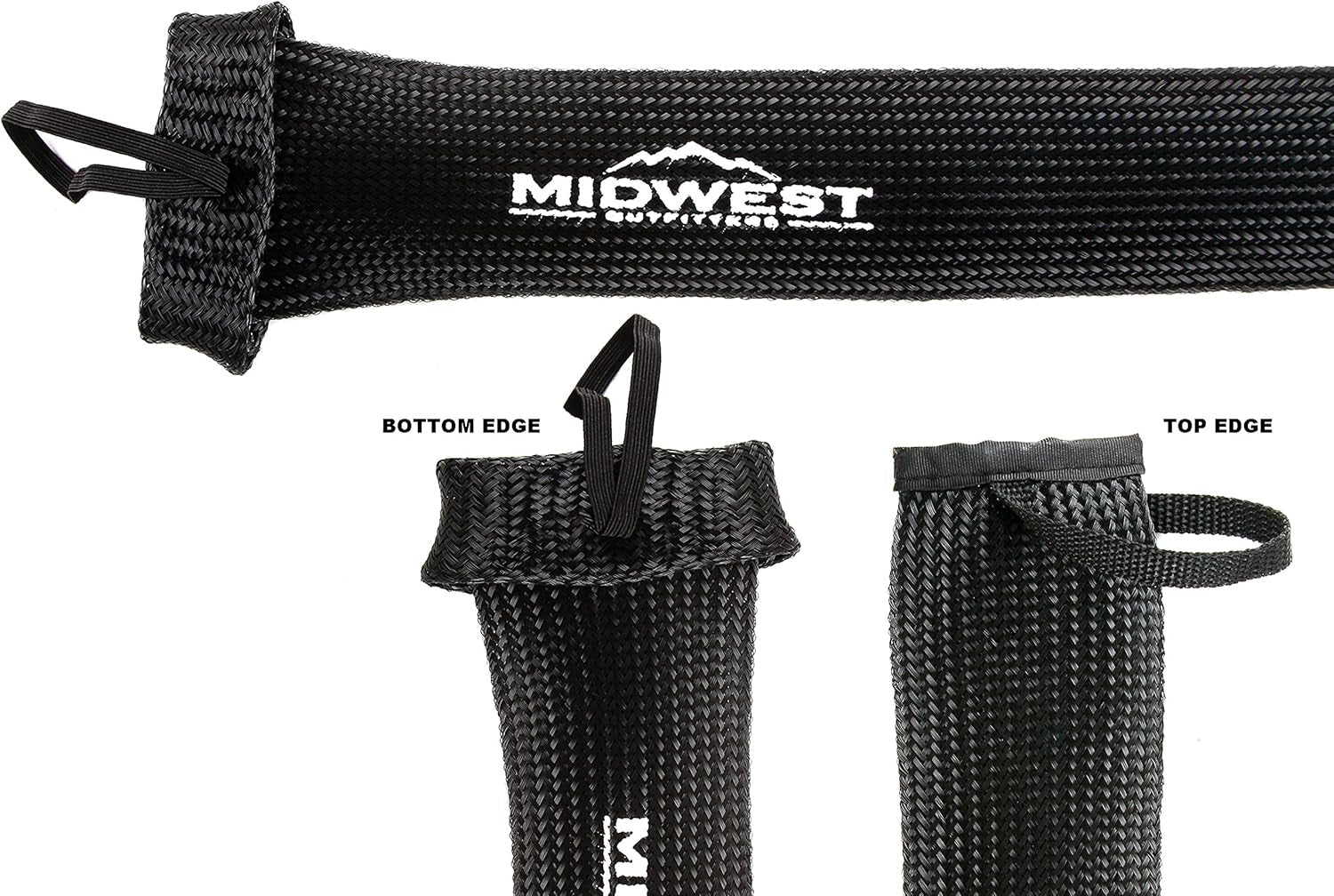 Fishing Rod Covers - Protective Sleeves for Spinning, Baitcasting, and Youth Poles - Available in Various Sizes and Colors