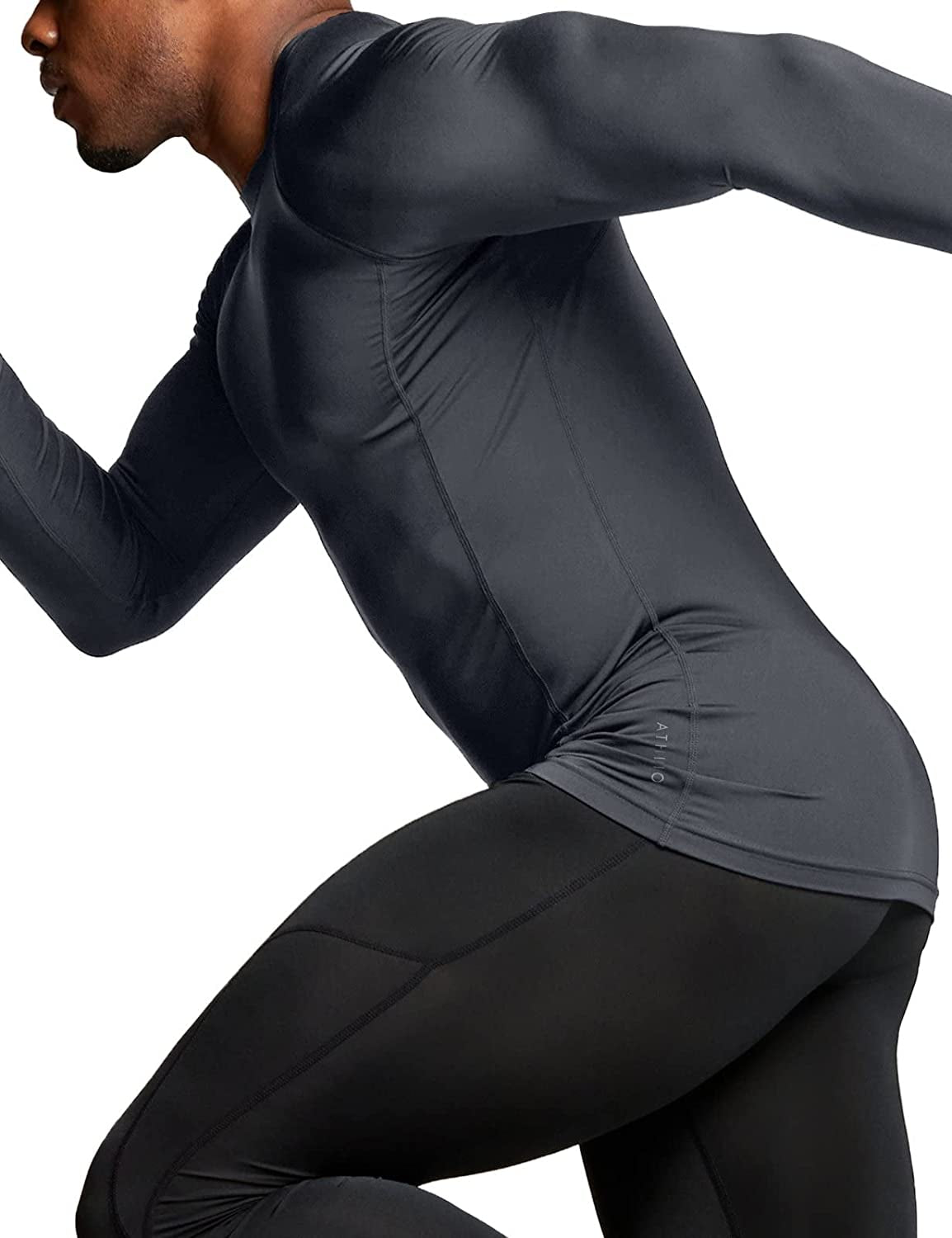 Unleash Your Potential with Our Men's UPF 50+ Long Sleeve Compression Shirts – Perfect for Water Sports and Athletic Workouts!