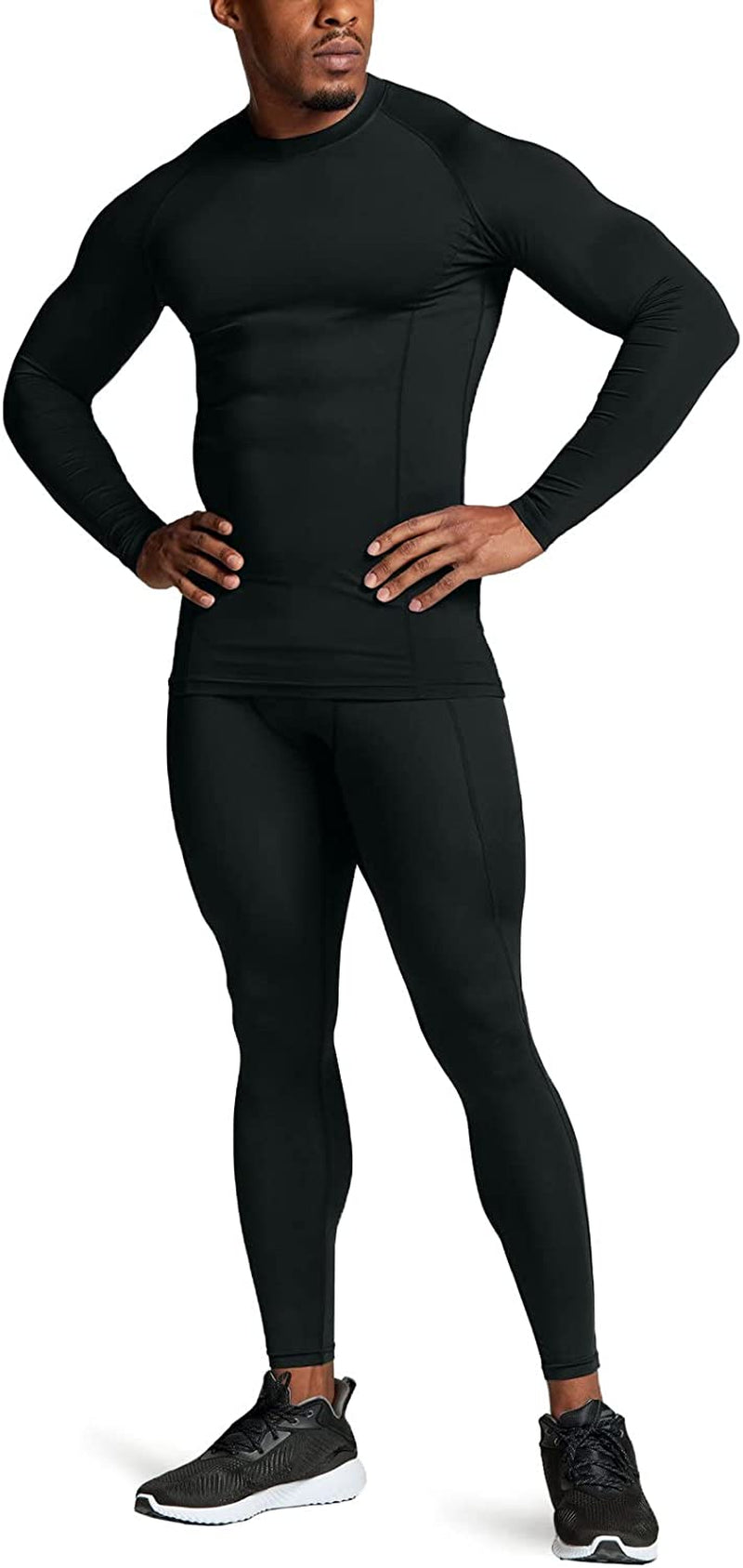 Unleash Your Potential with Our Men's UPF 50+ Long Sleeve Compression Shirts – Perfect for Water Sports and Athletic Workouts!