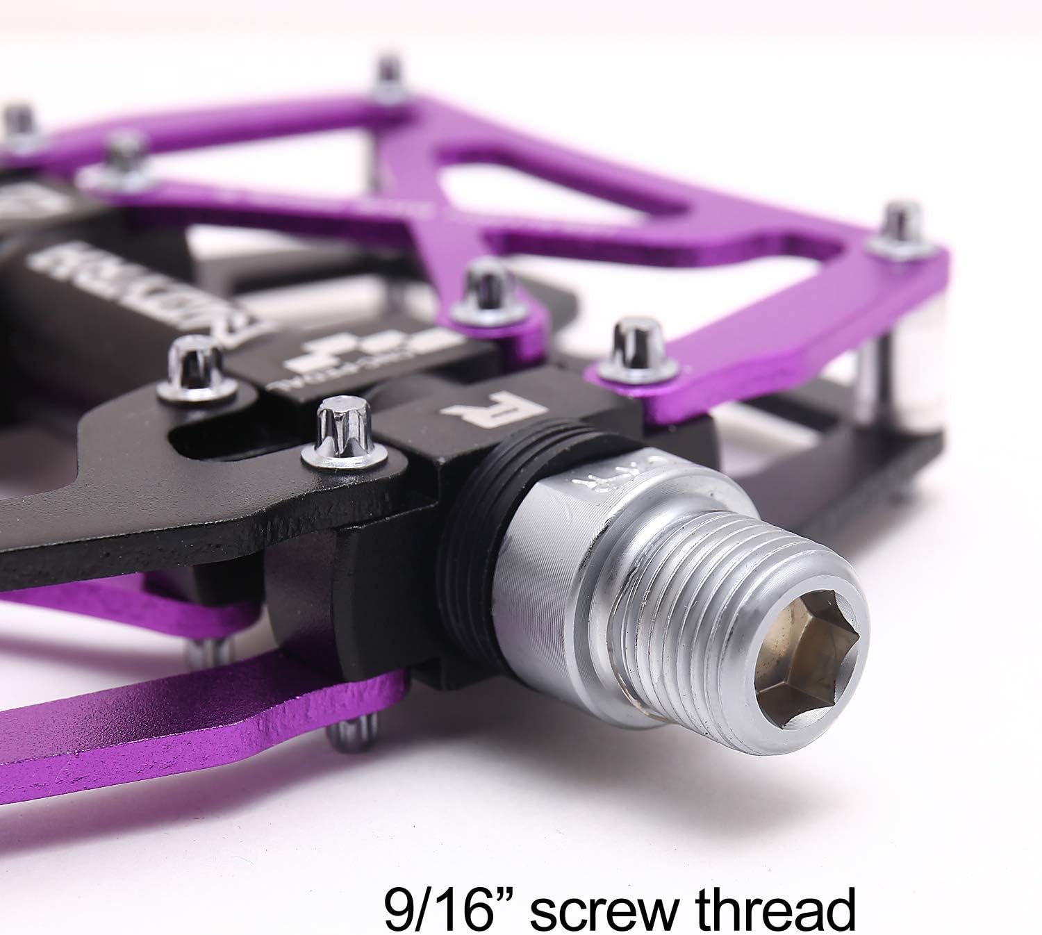 Ultra Durable Colorful CNC Machined 9/16" Mountain Bike Pedals with Sealed Bearings