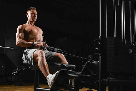 Double D Handle Cable Machine Attachments for Pulldown Exercises in Home Gyms
