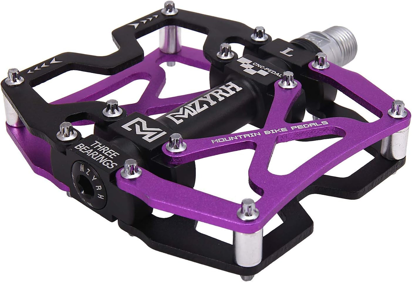 Ultra Durable Colorful CNC Machined 9/16" Mountain Bike Pedals with Sealed Bearings