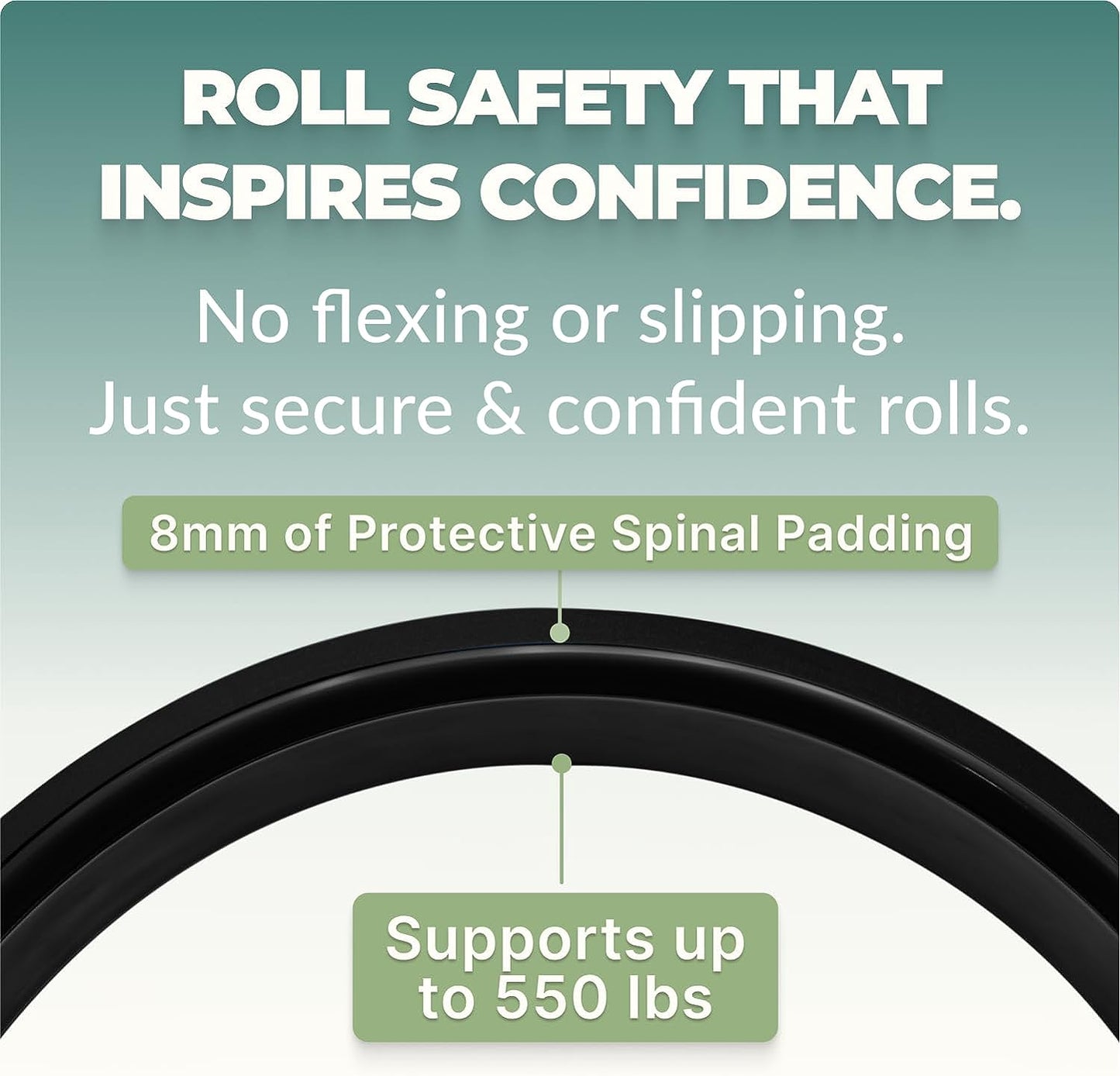 Back Roller and Yoga Wheel for Pain Relief and Spine Decompression - Enhance Mobility, Flexibility, and Posture Alignment