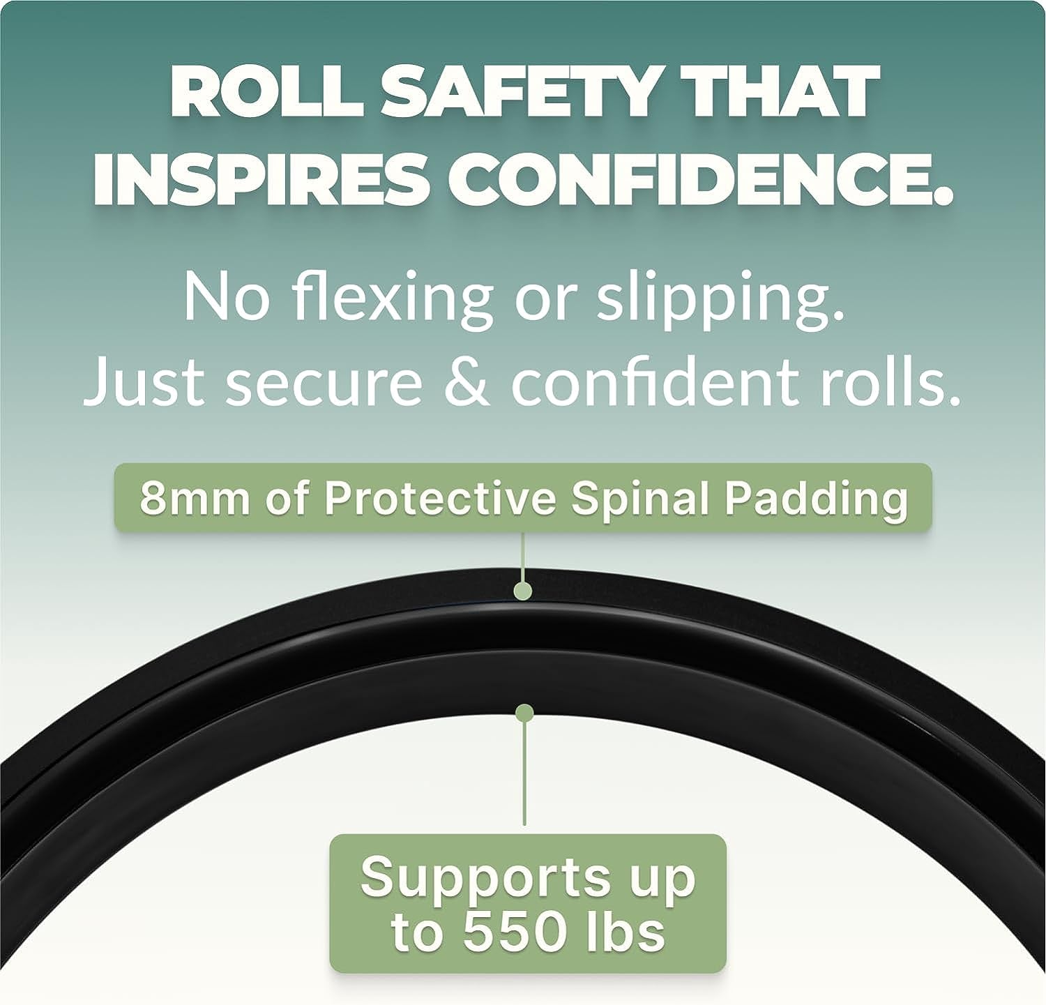 Back Roller and Yoga Wheel for Pain Relief and Spine Decompression - Enhance Mobility, Flexibility, and Posture Alignment