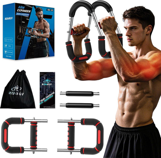 Elevate Your Workout with the Ultimate Twister Arm Trainer – Adjustable Resistance for Chest & Arm Training | Perfect for Men & Women | Ergonomic Design with Anti-Slip Handles & Portable Carry Bag!