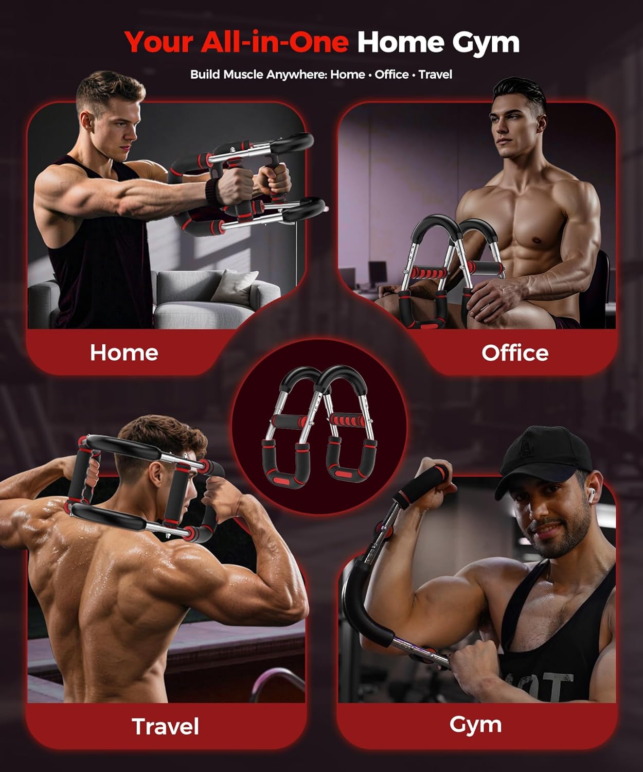 Elevate Your Workout with the Ultimate Twister Arm Trainer – Adjustable Resistance for Chest & Arm Training | Perfect for Men & Women | Ergonomic Design with Anti-Slip Handles & Portable Carry Bag!