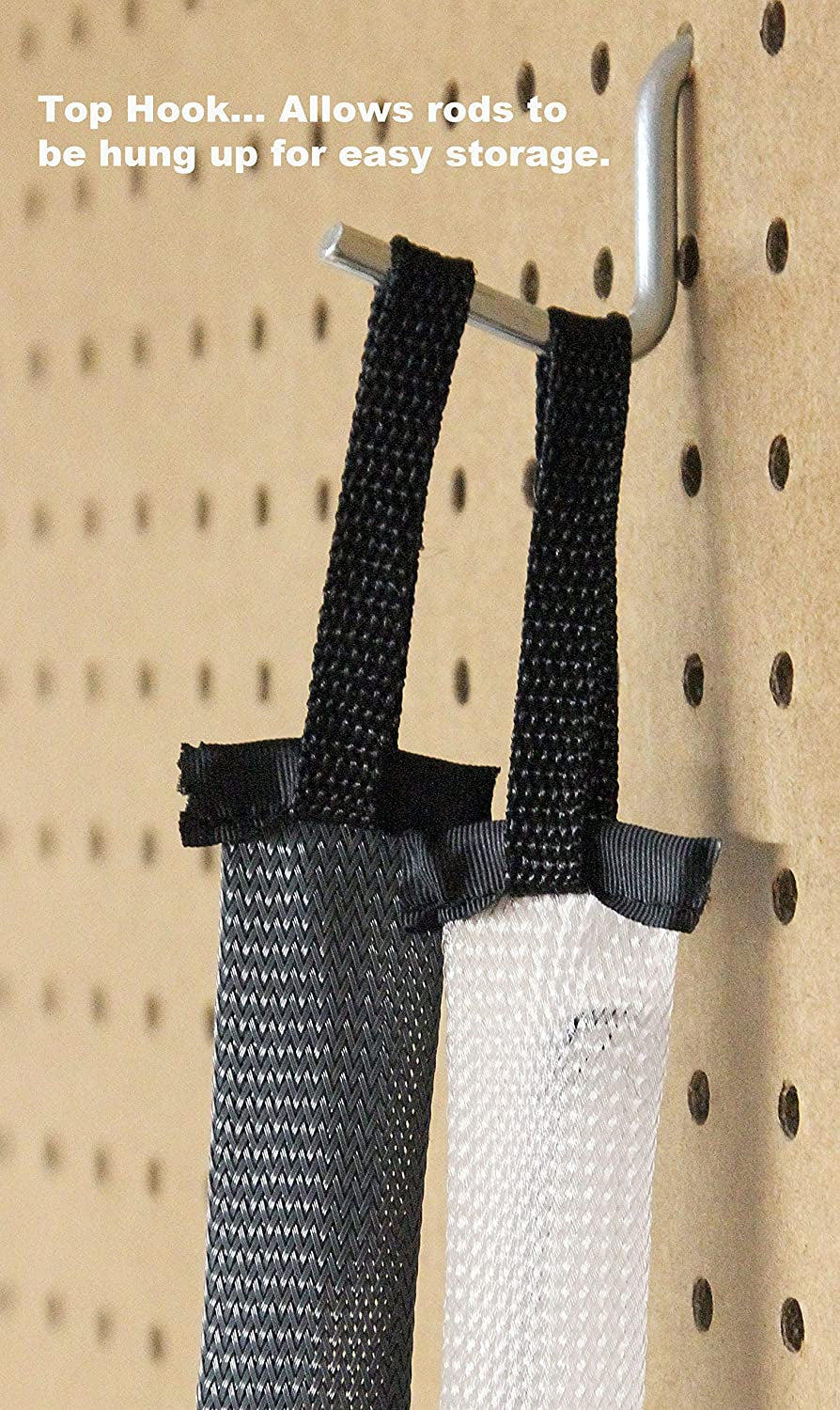 Fishing Rod Covers - Protective Sleeves for Spinning, Baitcasting, and Youth Poles - Available in Various Sizes and Colors