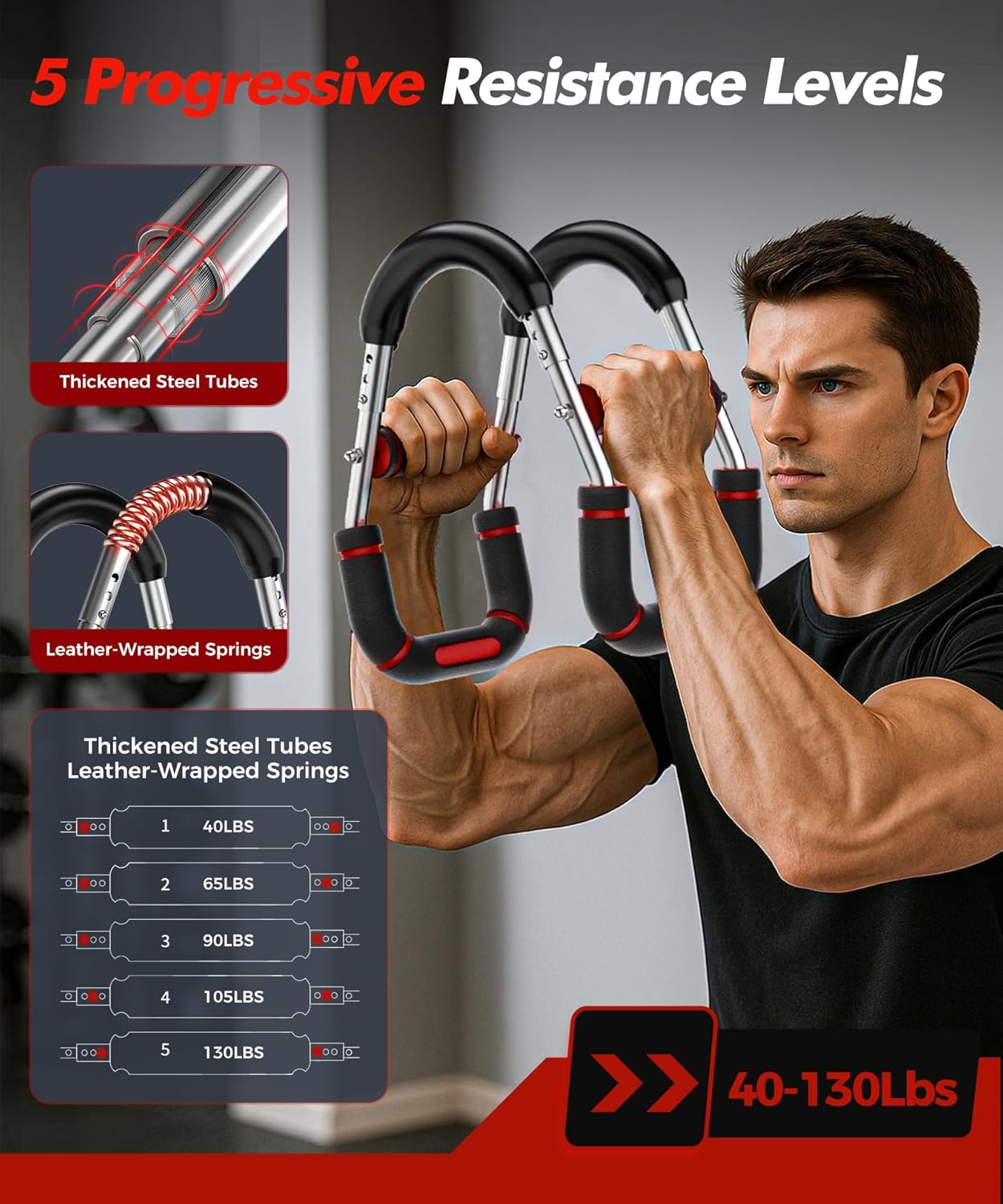 Elevate Your Workout with the Ultimate Twister Arm Trainer – Adjustable Resistance for Chest & Arm Training | Perfect for Men & Women | Ergonomic Design with Anti-Slip Handles & Portable Carry Bag!