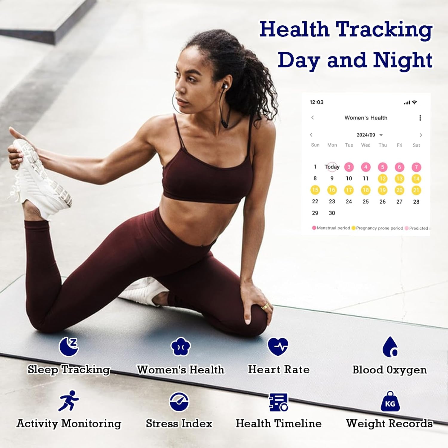 Transform Your Health with the Smart Ring - Waterproof Fitness & Sleep Tracker with Air Gesture Control and 7-Day Battery Life in Stunning Light Gold!