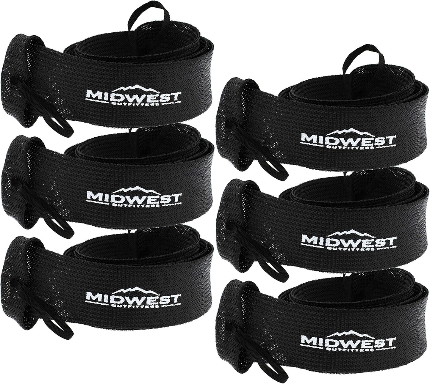 Fishing Rod Covers - Protective Sleeves for Spinning, Baitcasting, and Youth Poles - Available in Various Sizes and Colors