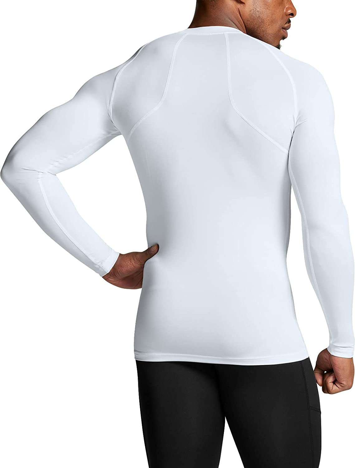 Unleash Your Potential with Our Men's UPF 50+ Long Sleeve Compression Shirts – Perfect for Water Sports and Athletic Workouts!