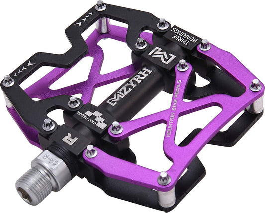 Ultra Durable Colorful CNC Machined 9/16" Mountain Bike Pedals with Sealed Bearings
