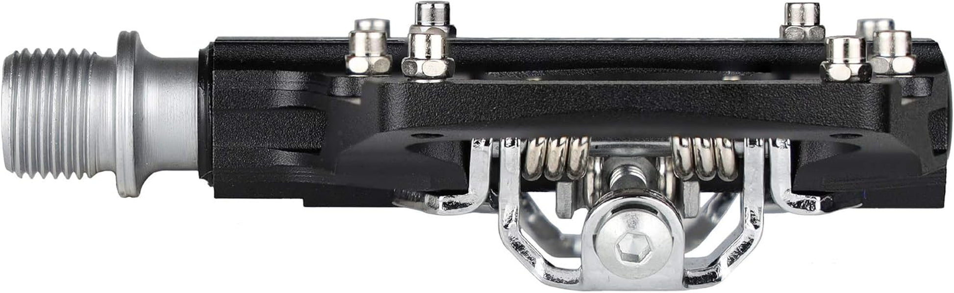 Multi-Use Shimano SPD Compatible Sealed Clipless Pedals for Mountain, Touring, Road, and Trekking Bikes - Dual Platform Design