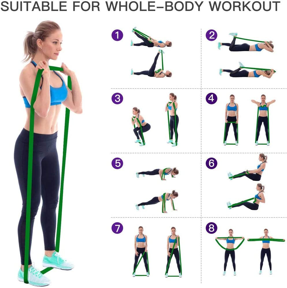Resistance Bands for Women's Workouts - Ideal for Gym and Home Use